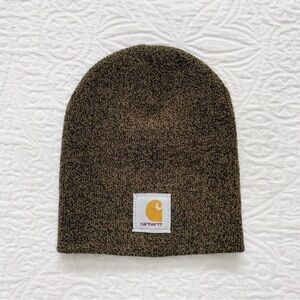 Carhartt Knit Beanie Hat, Olive/Black Marl‎